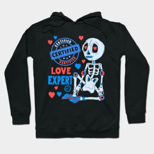 Certified Love Expert Skeleton Hoodie